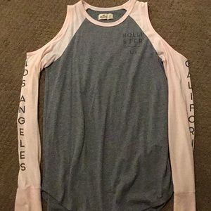 Hollister Long Sleeve w/ Cut Off Shoulders